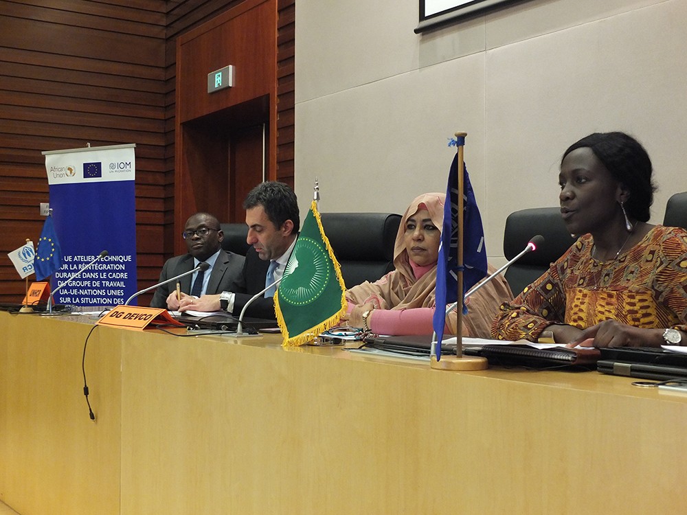 La Unión Africana, la Unión Europea y las Naciones Unidas debaten sobre le reintegración sostenible de migrantes
