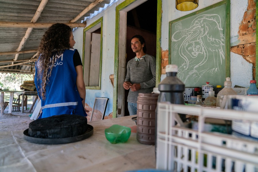Paulo is an artist and restaurateur who spent the last 20 years in Europe before being assisted by IOM to voluntarily return to Brazil ©IOM / Beyond Borders Media 2022