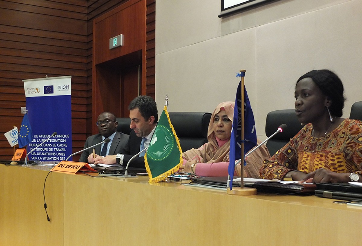 La Unión Africana, la Unión Europea y las Naciones Unidas debaten sobre le reintegración sostenible de migrantes