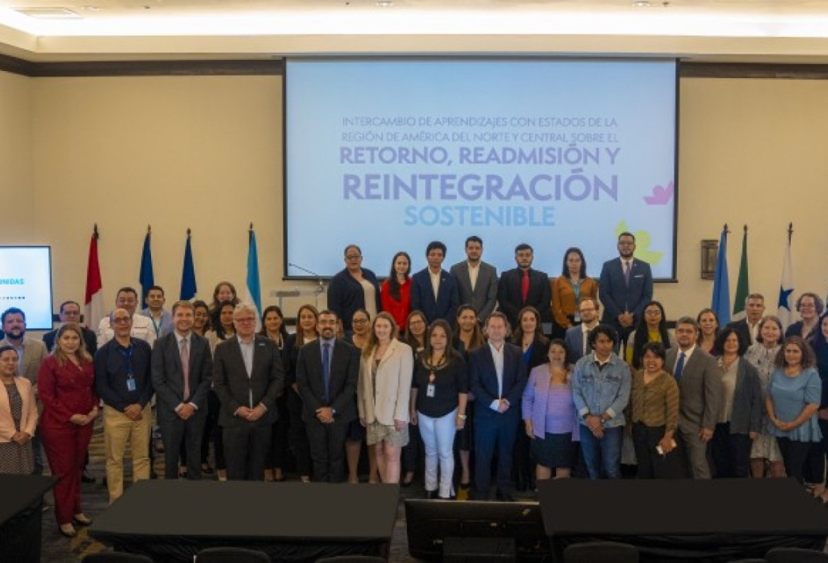 Participants of the Central and North America peer learning exchange on return, readmission and sustainable reintegration