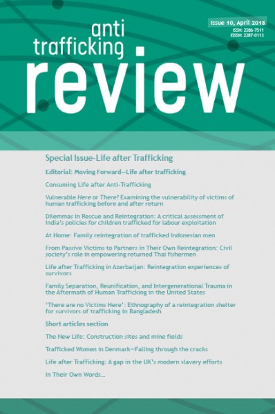 2018, Special Issue Life after Trafficking
