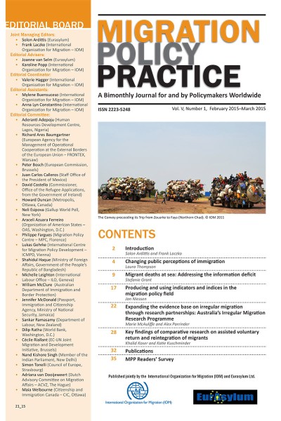 Migration Policy Practice (Volume V, Number 1, February–March 2015)