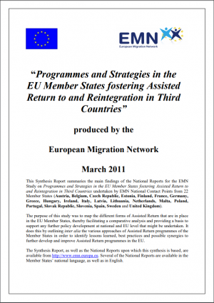 Programmes and Strategies in the EU Member States fostering Assisted Return to and Reintegration in Third Countries